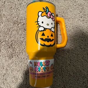 Hello Kitty Yellow Stainless Steel Tumbler